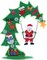 Art Christmas Tree Tabletop Rhinestone Painting Kit – Luminous 5D DIY Christmas Decorations